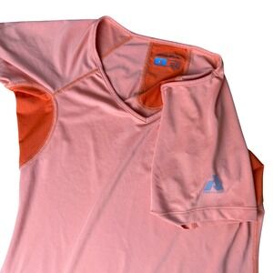 Eddie Bauer First Ascent Shirt Women XS Peach Orange Excellent Performance Tee